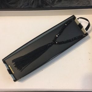 Black 34’’ tassel necklace